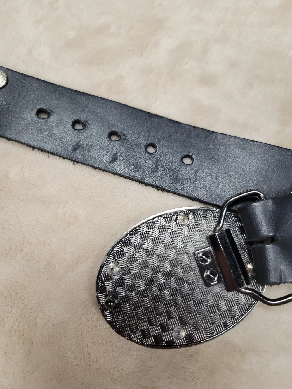 Cactus Mountain Nashville Handcrafted Beaded Bone Belt | Vintage Western 38